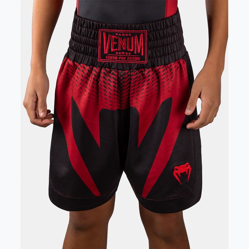 Pantaloni scurți de antrenament pentru copii Venum Attack black/red 4