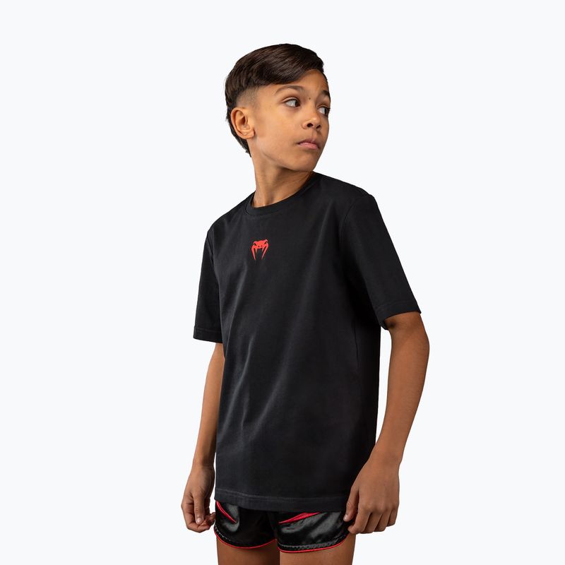 Tricou pentru copii Venum Attack Cotton black/red 3