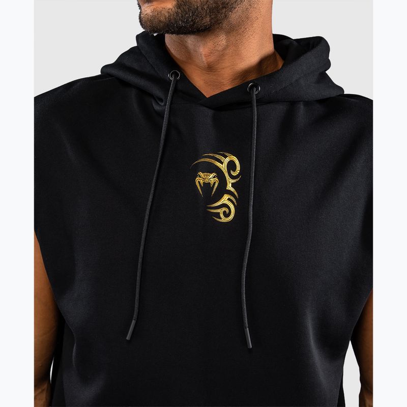 Bluză pentru bărbați Venum x Mike Tyson Tiger Sleeveless Hoodie black/gold 6