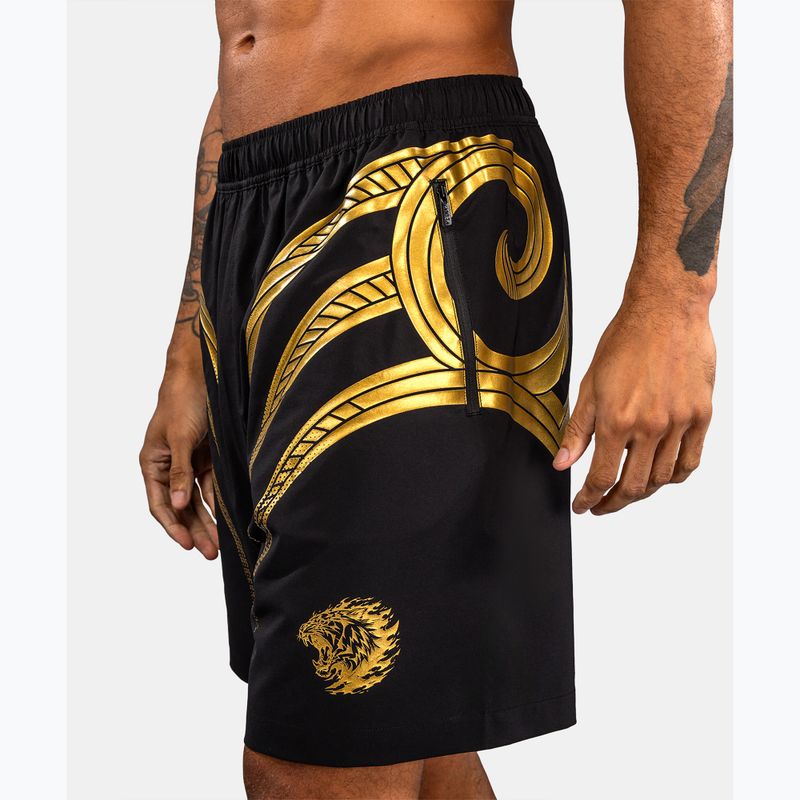 Pantaloni scurți de antrenament pentru bărbați Venum x Mike Tyson Tiger Training black/gold 7
