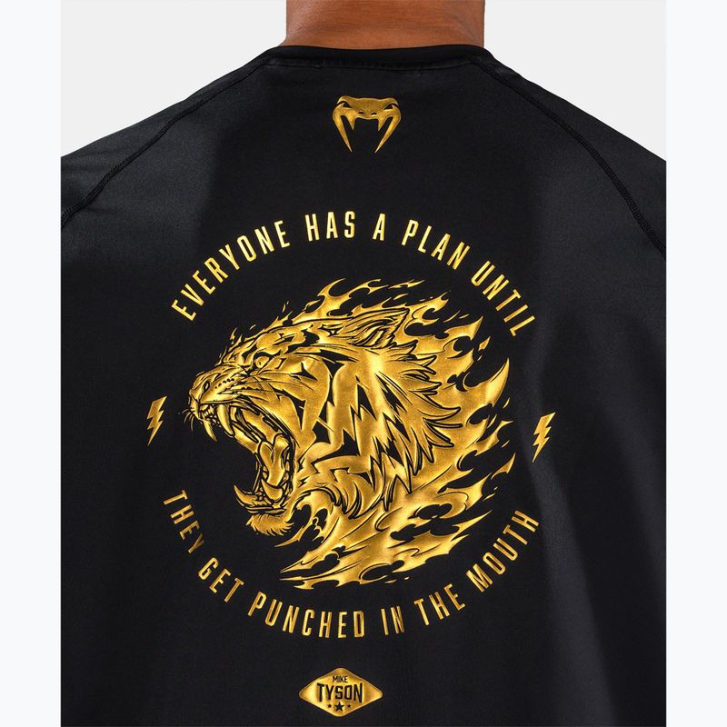 Tricou pentru bărbați Venum x Mike Tyson Tiger Dry Tech black/gold 6