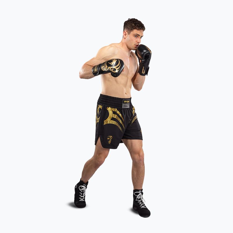 Pantaloni scurți de antrenament pentru bărbați Venum x Mike Tyson Tiger black/gold 2