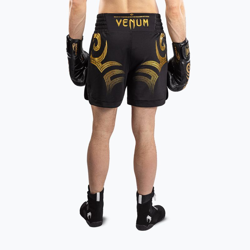 Pantaloni scurți de antrenament pentru bărbați Venum x Mike Tyson Tiger black/gold 3