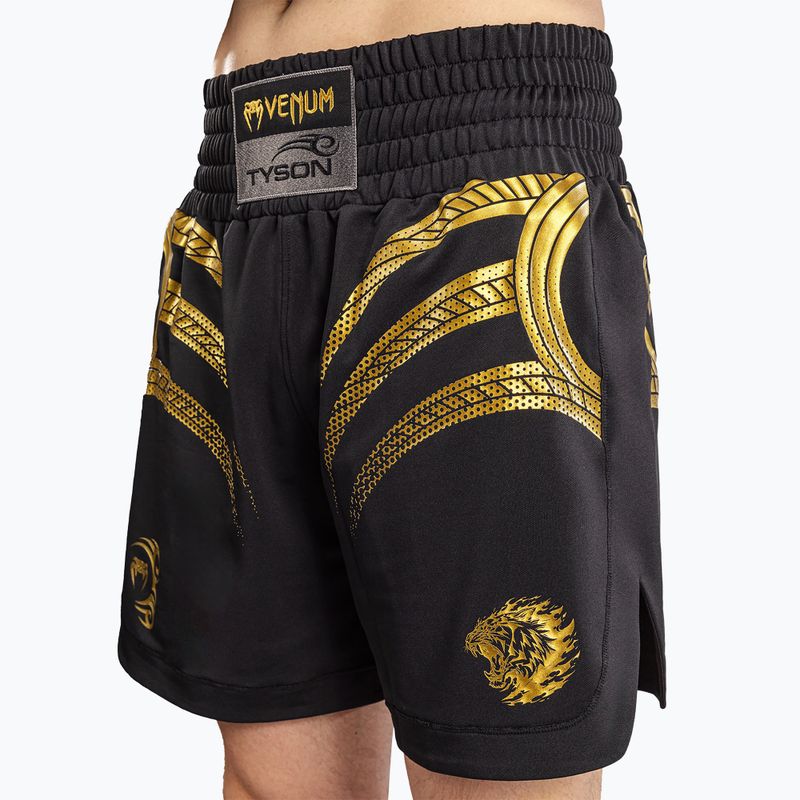 Pantaloni scurți de antrenament pentru bărbați Venum x Mike Tyson Tiger black/gold 5