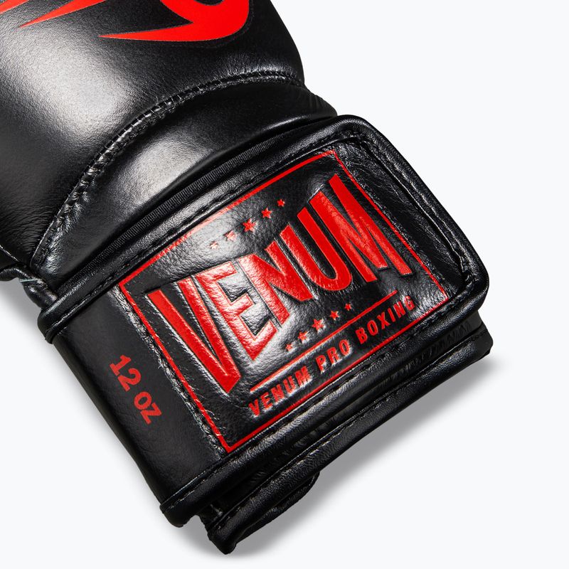 Mănuși de box Venum Giant 2.0 Mike Tyson Pro Boxing black/red 4