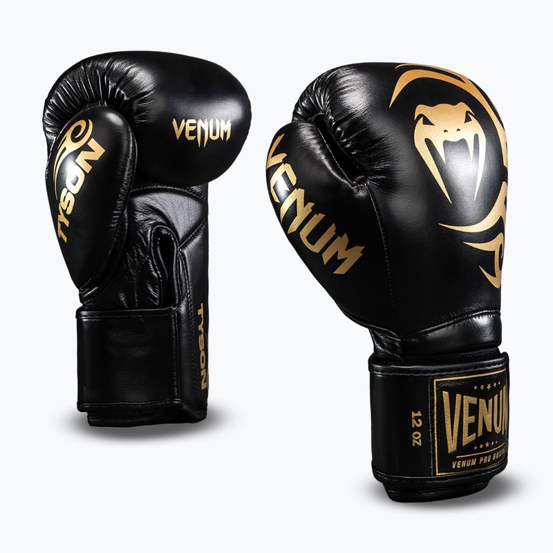 Mănuși de box Venum Giant 2.0 Mike Tyson Pro Boxing black/gold 2