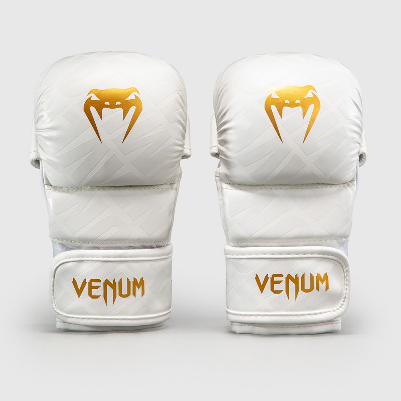 Mănuși de sparring Venum Contender 1.5 XT 3D Sparring white/gold 2