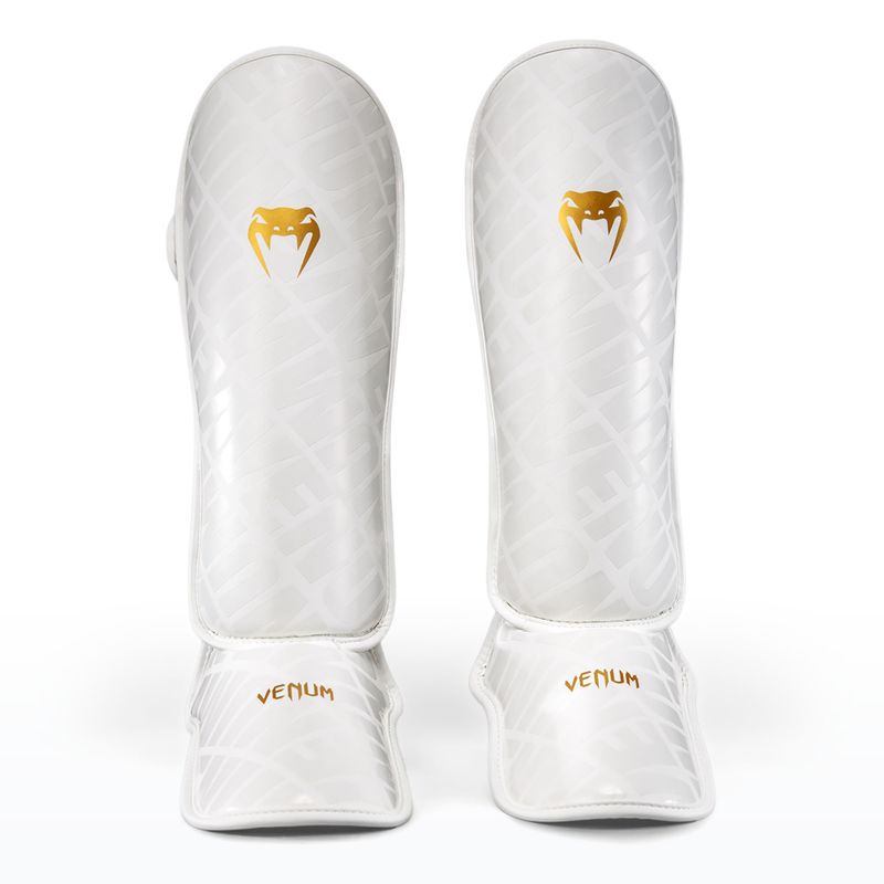 Apărători tibii Venum Contender 1.5 XT 3D Shin white/gold 4