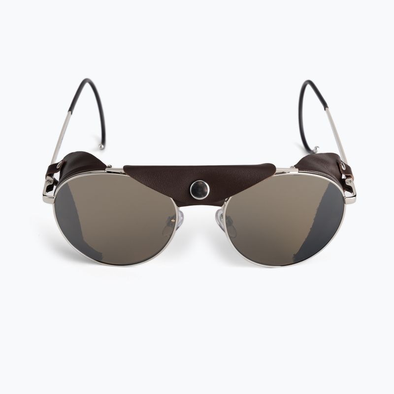 Ochelari de soare pentru femei ROXY Blizzard 2021 shiny silver/brown leather 3