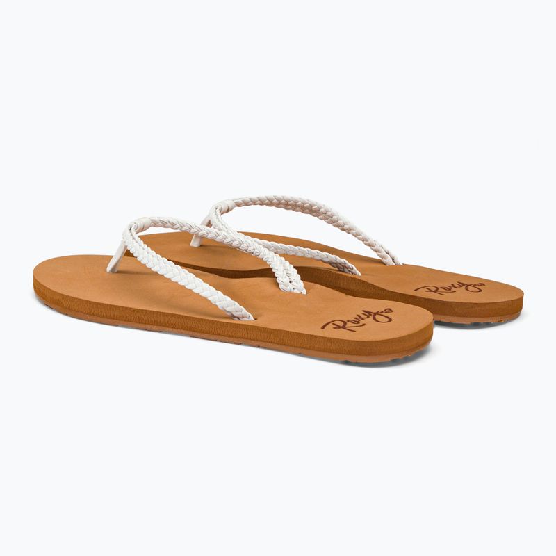 Flip flop pentru femei ROXY Costas 2021 white 3