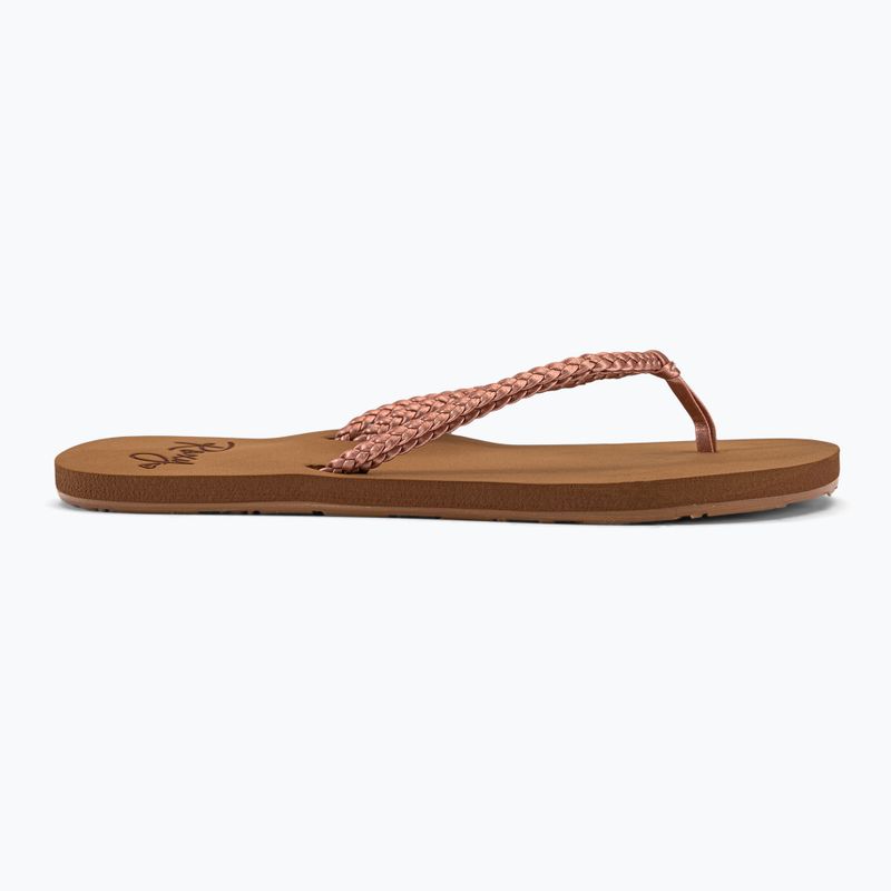 Flip flop pentru femei ROXY Costas 2021 rose gold 2