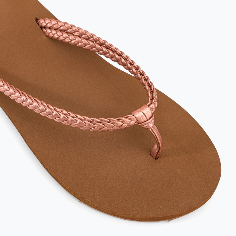 Flip flop pentru femei ROXY Costas 2021 rose gold 7