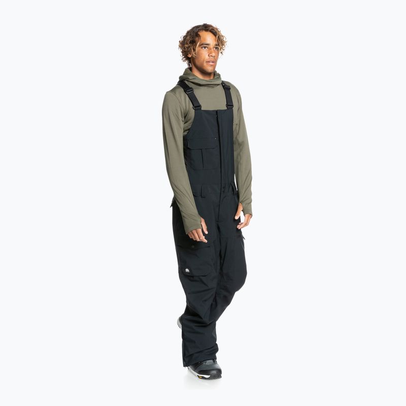 Quiksilver Utility Bib pantaloni de snowboard pentru bărbați negru EQYTP03153 2