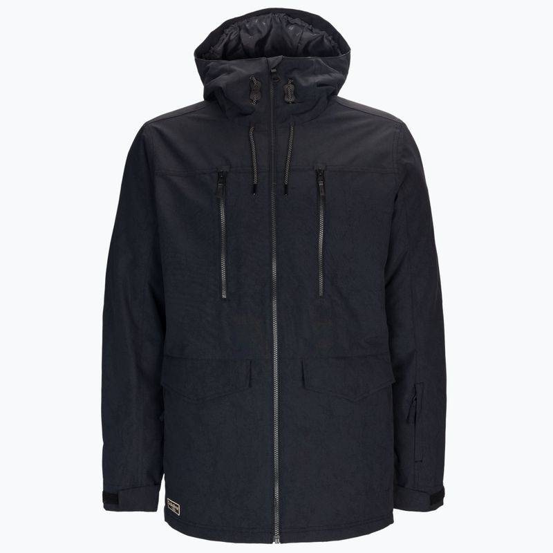 Geacă de snowboard pentru bărbați Quiksilver Fairbanks, negru, EQYTJ03273