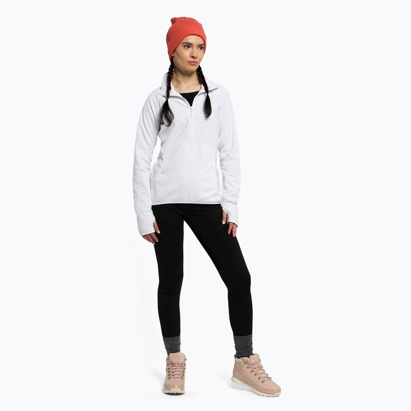 Pulover de snowboard pentru femei ROXY Cascade 2021 bright white zebra print 2