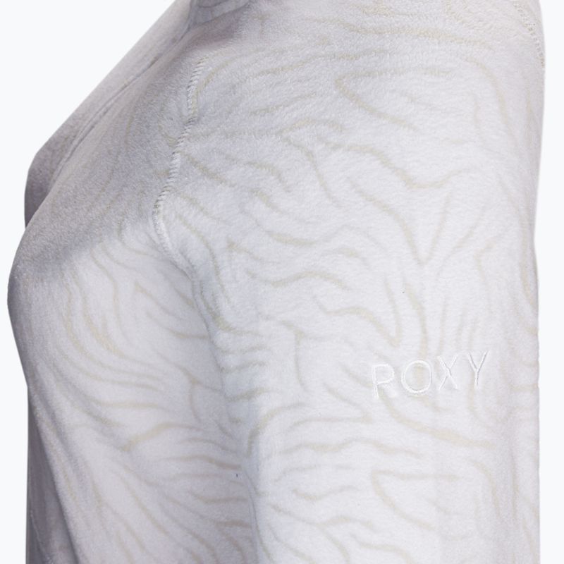 Pulover de snowboard pentru femei ROXY Cascade 2021 bright white zebra print 9