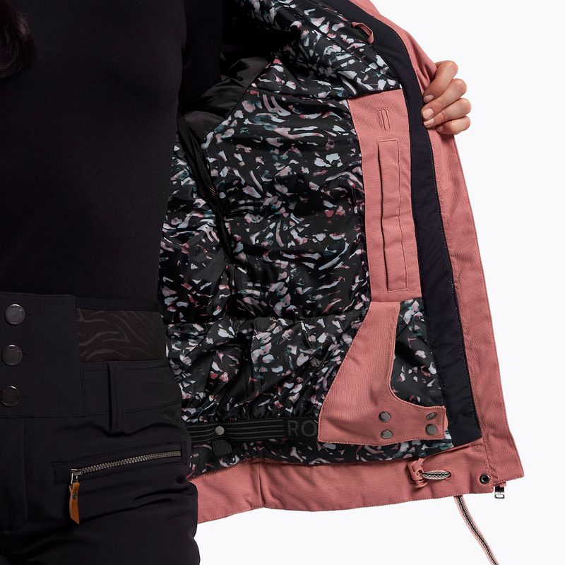 Jachetă de snowboard pentru femei ROXY Meade 2021 dusty rose 12