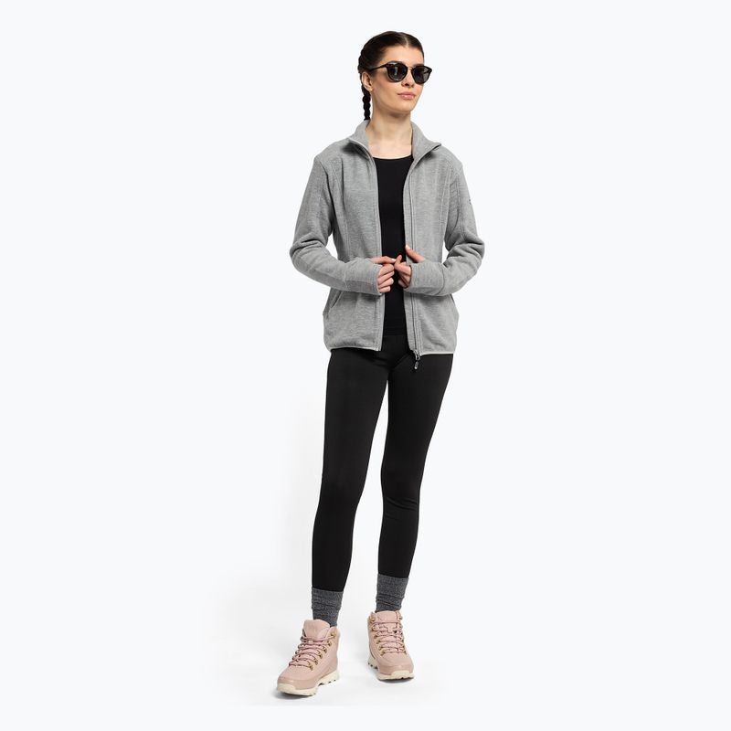 Pulover de snowboard pentru femei ROXY Harmony 2021 heather grey 3