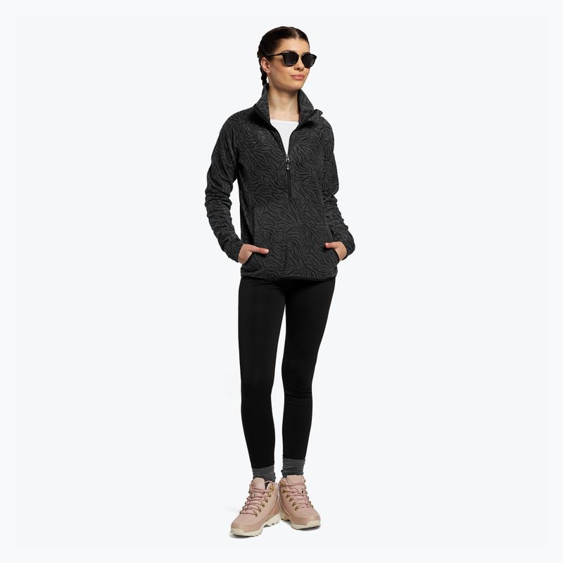 Pulover de snowboard pentru femei ROXY Cascade 2021 true black zebra print 2