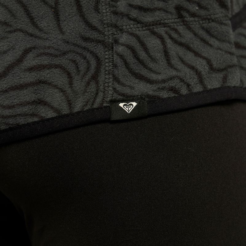 Pulover de snowboard pentru femei ROXY Cascade 2021 true black zebra print 6