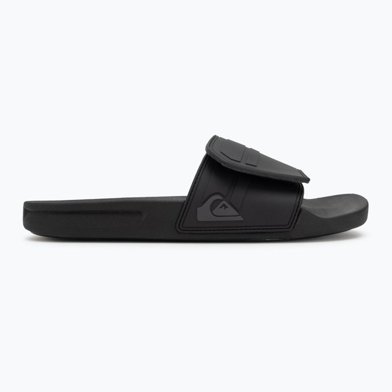 Papuci pentru bărbați Quiksilver Rivi Slide Adjust black/grey/black 2