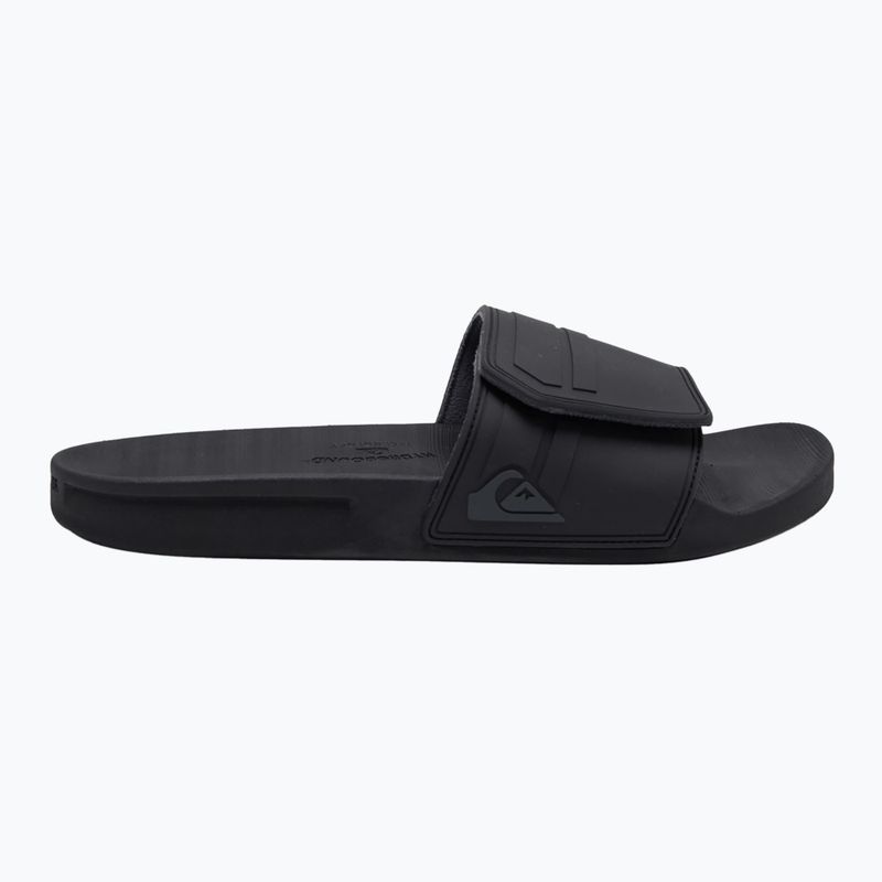 Quiksilver Rivi Slide Adjust negru/gri/negru flip-flops bărbați