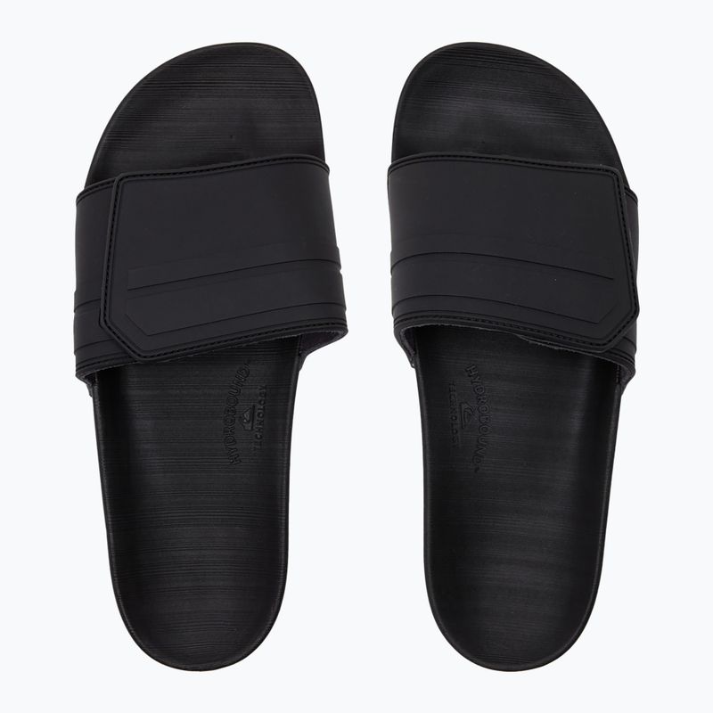 Quiksilver Rivi Slide Adjust negru/gri/negru flip-flops bărbați 2
