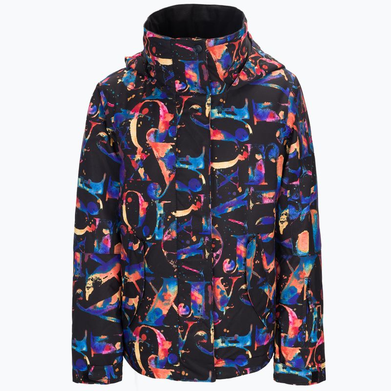 Jachetă de snowboard pentru copii ROXY Jetty Girl 2021 true black magic carpet