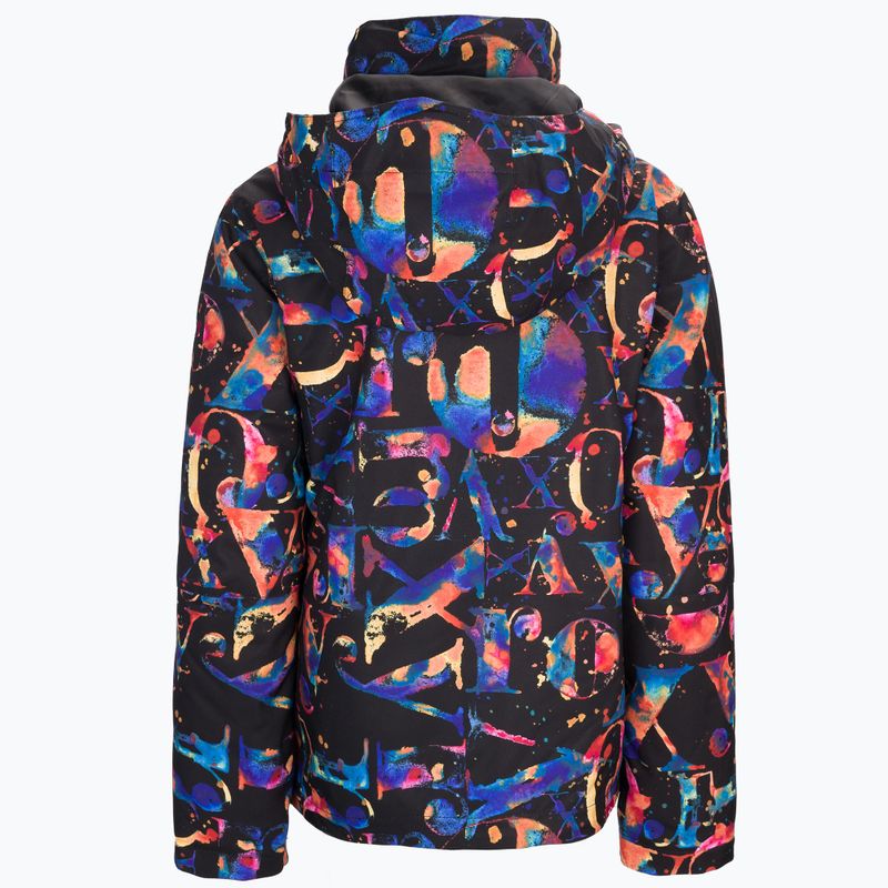 Jachetă de snowboard pentru copii ROXY Jetty Girl 2021 true black magic carpet 2