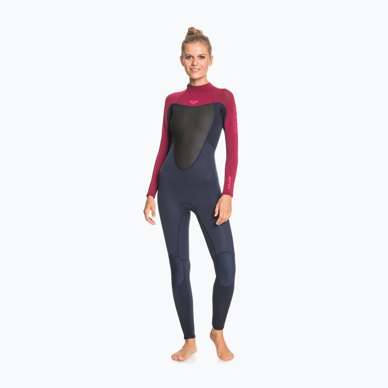 Costumul de neopren pentru femei ROXY 3/2 Prologue BZ FLT 2021 dark navy/burgundy 8