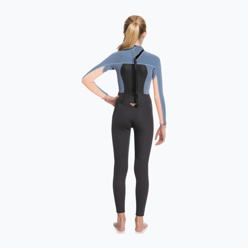 Spumă de înot pentru copii ROXY 4/3 Prologue Girl BZ GBS 2021 cloud black/powderdgrey/sunglow 6