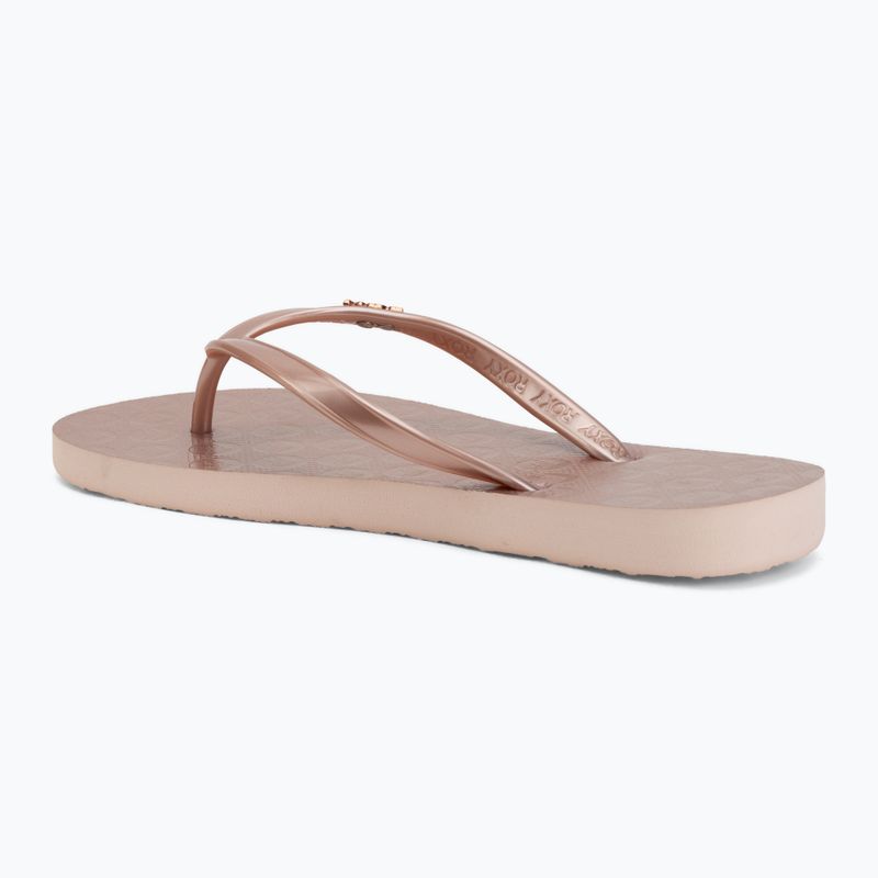 Șlapi pentru copii ROXY Viva VI rose gold 3