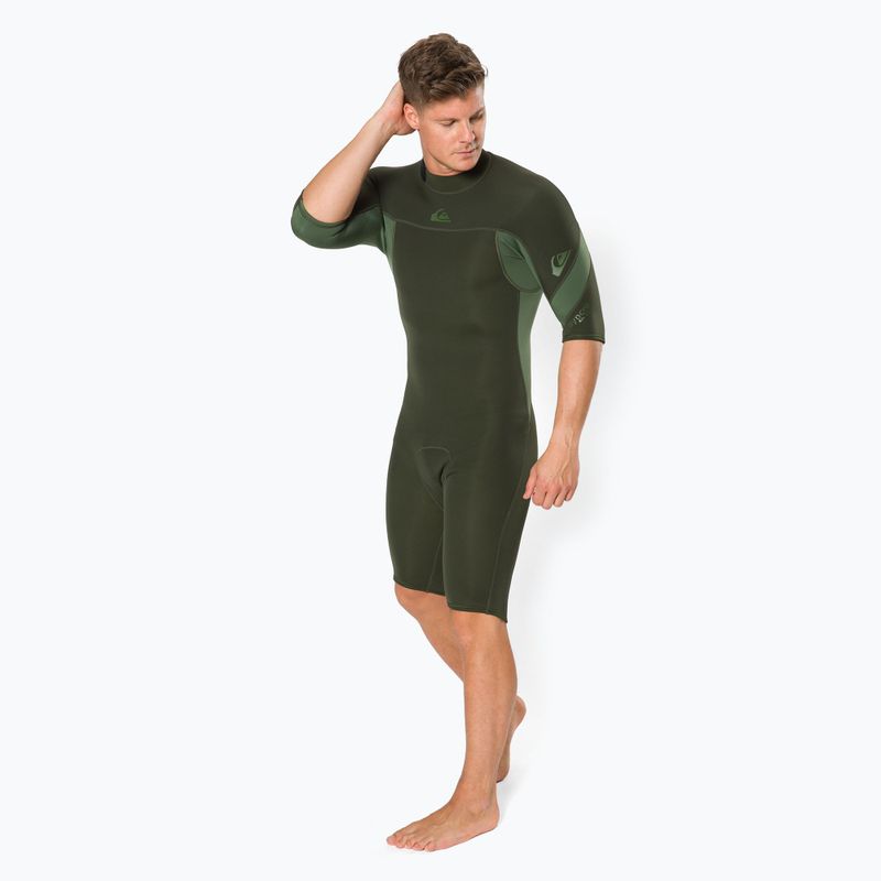 Bărbați Quiksilver 2/2mm Syncro Swim Foam Verde EQYW503013-XCCG