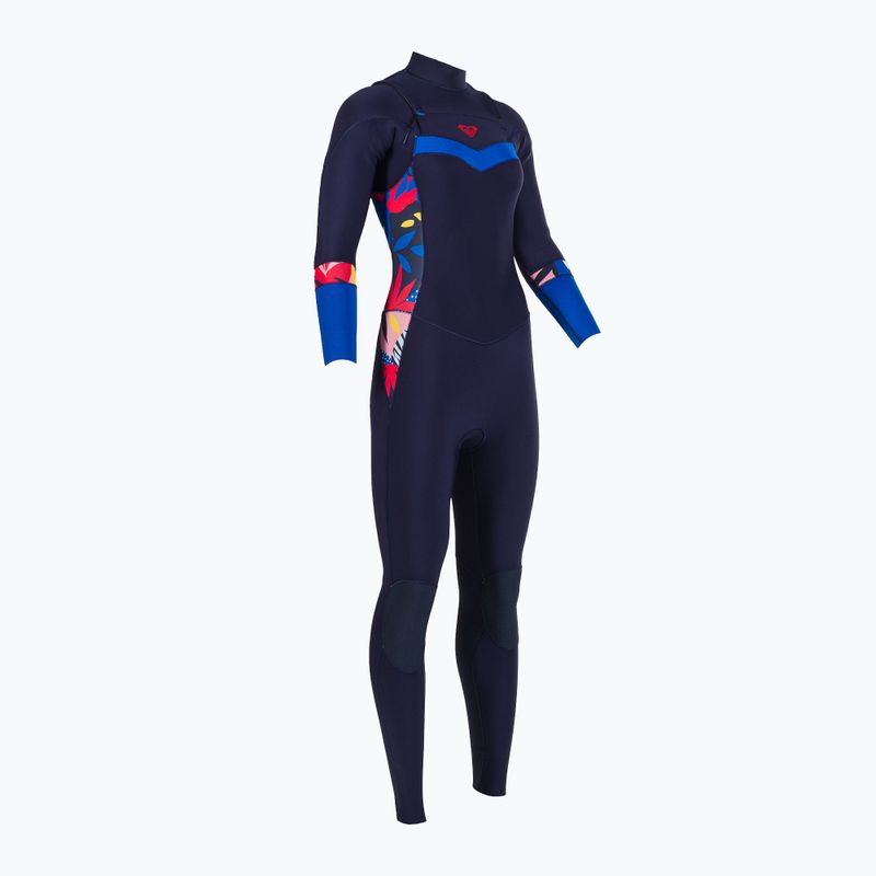 Costumul de neopren pentru femei ROXY 4/3 Syncro FZ GBS 2021 navy nights/yacht blue