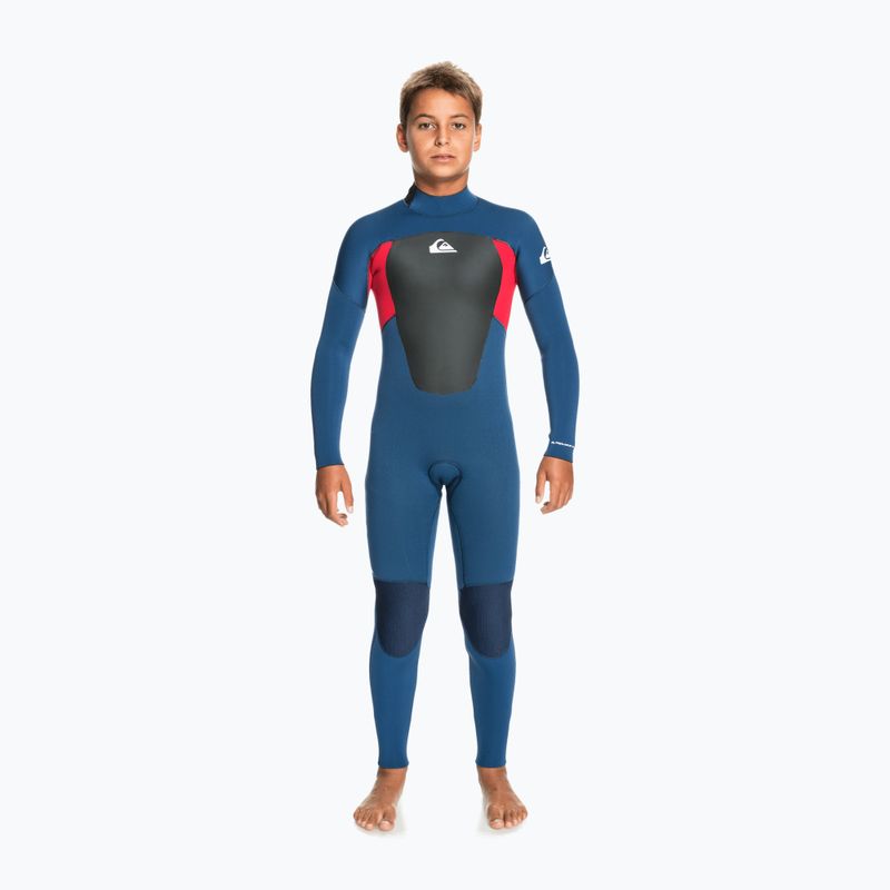 Quiksilver Prologue 4/3mm costum de neopren pentru copii albastru marin EQBW103075