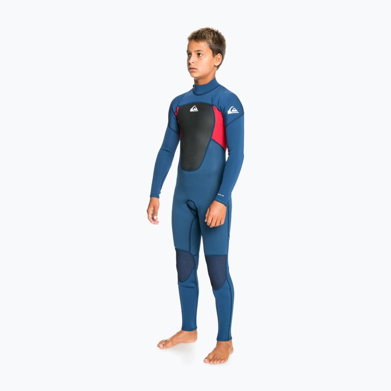 Quiksilver Fullsuit Prologue 3/2mm albastru marin pentru copii EQBW103076-XBBR Spumă de înot pentru copii 7