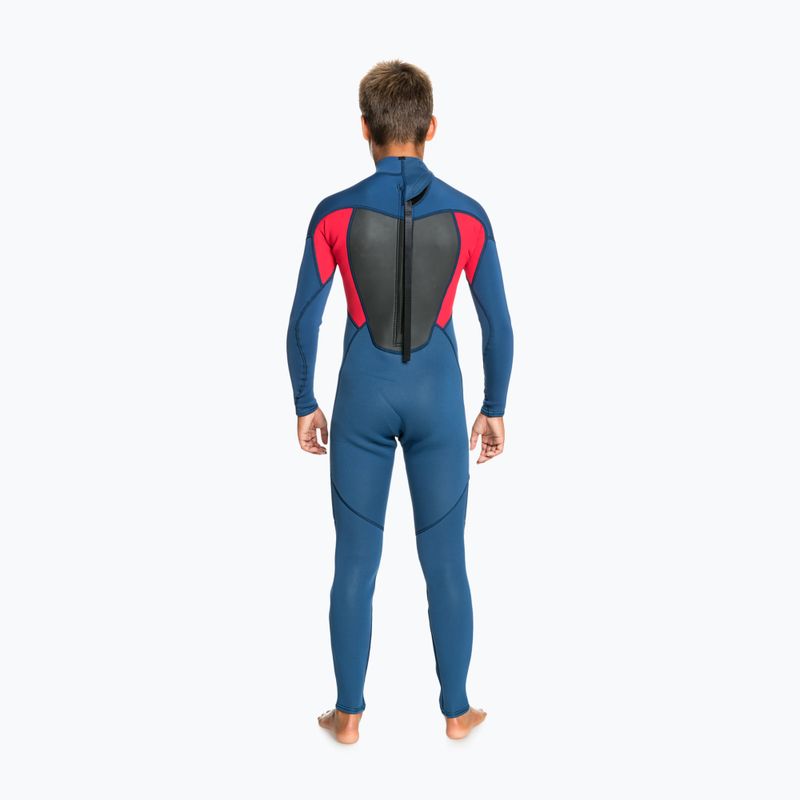 Quiksilver Fullsuit Prologue 3/2mm albastru marin pentru copii EQBW103076-XBBR Spumă de înot pentru copii 8