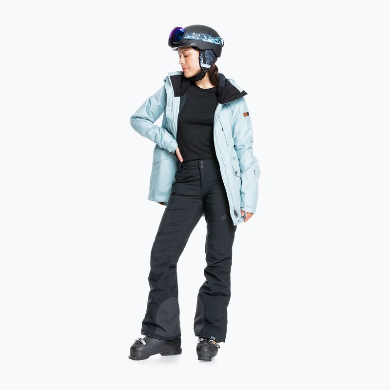 Ochelari de snowboard pentru femei ROXY Popscreen Cluxe J 2021 true black akio/sonar ml revo blue 7