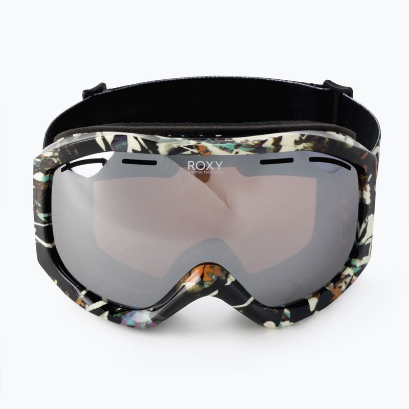 Ochelari de snowboard pentru femei ROXY Sunset ART J 2021 true black superlights /amber rose ml super silver 2