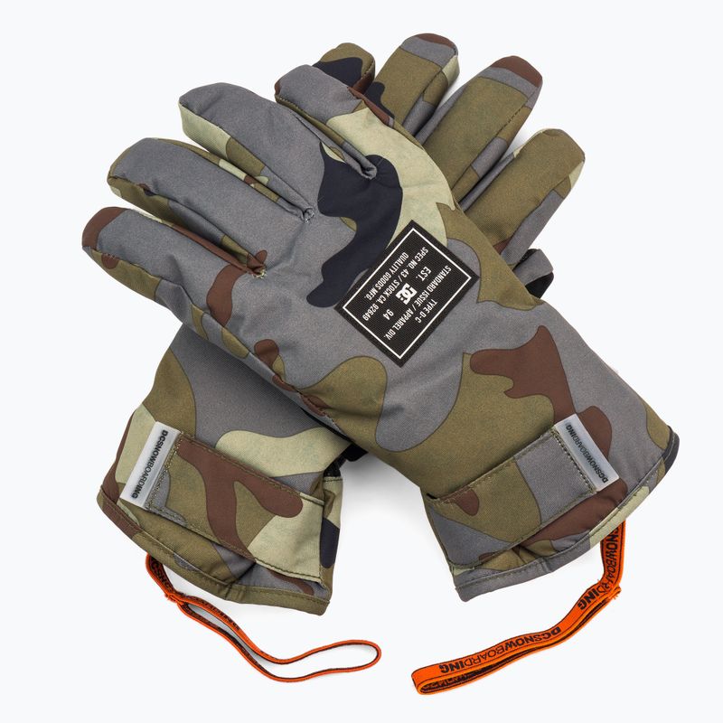 Mănuși de snowboard pentru bărbați DC Franchise woodland/camo/castlerock 4