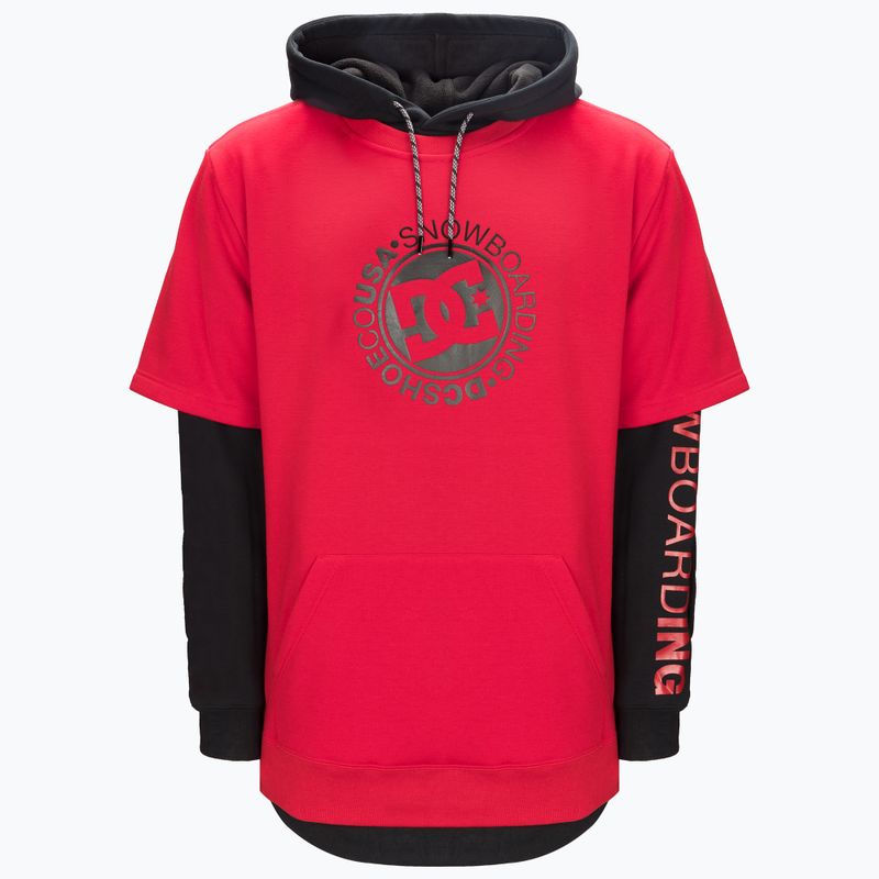 Tricou de snowboard pentru bărbați DC Dryden racing red