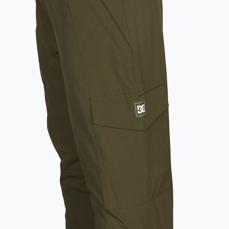 Pantaloni de snowboard pentru bărbați DC Nonchalant olive night 4