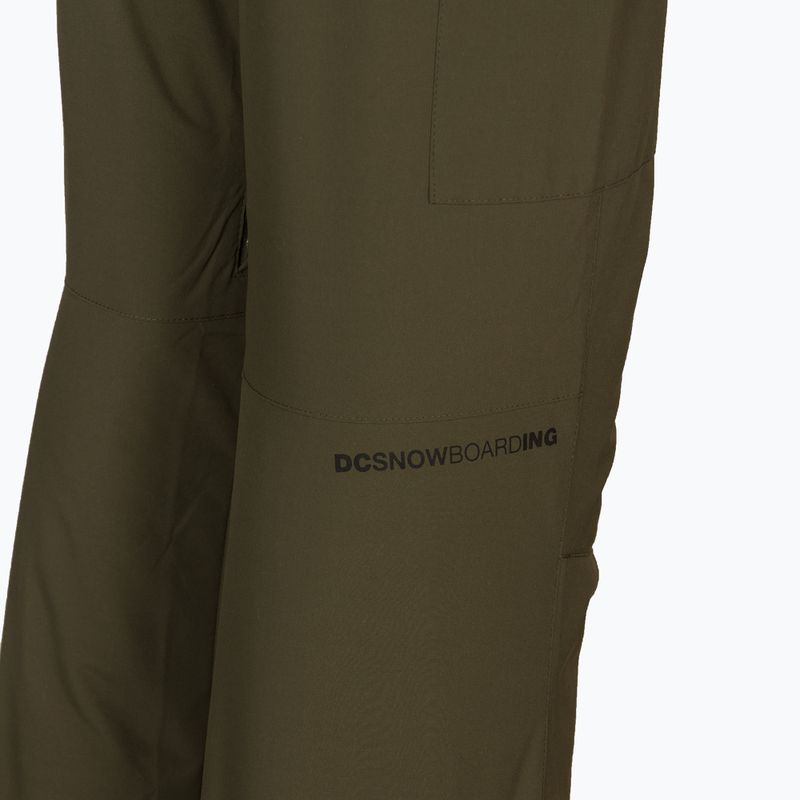 Pantaloni de snowboard pentru bărbați DC Nonchalant olive night 5