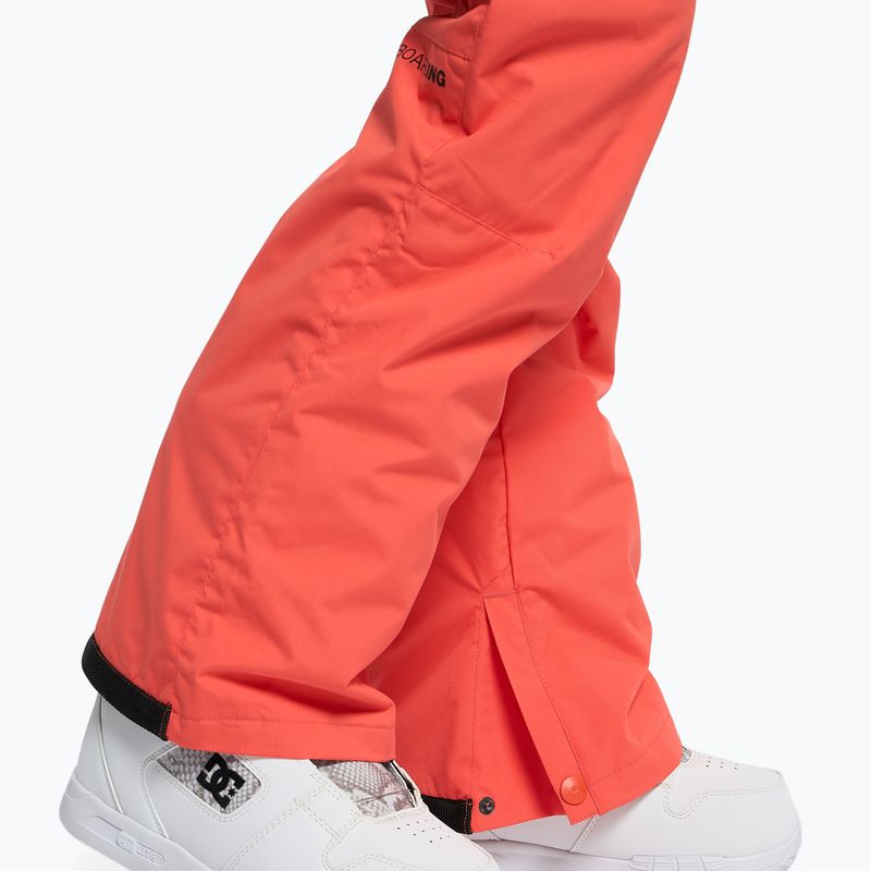 Pantaloni de snowboard pentru femei DC Nonchalant hot coral 6