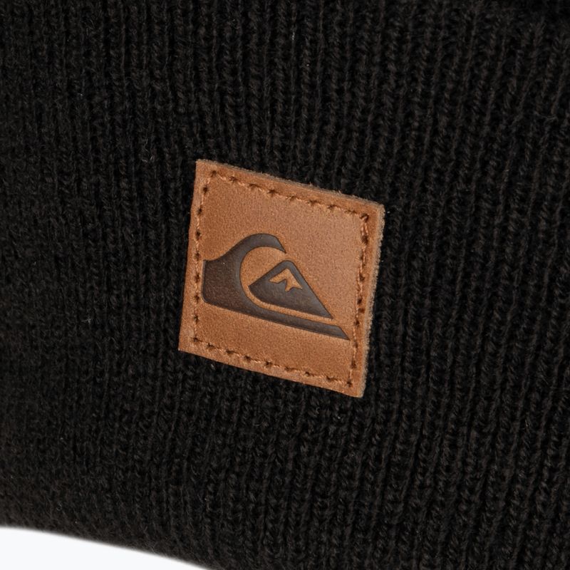 Bărbați Quiksilver Brigade Brigade Beanie snowboard cap adevărat negru 4