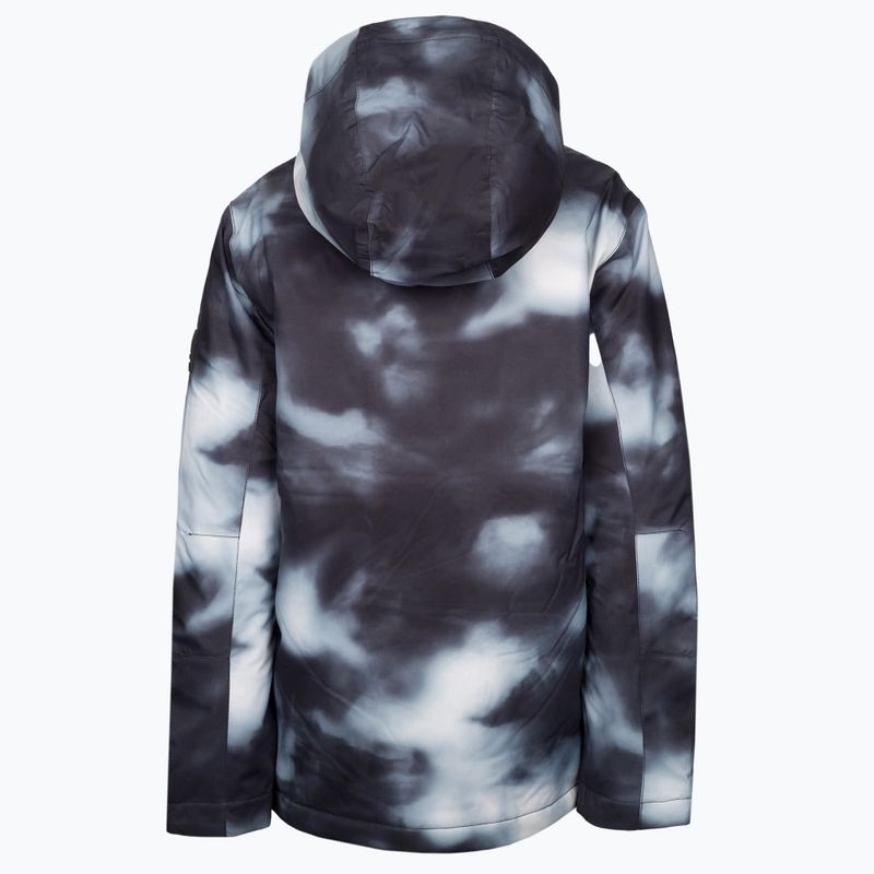 Jachetă de snowboard pentru copii Quiksilver Mission Printed, negru, EQBTJ03148 2