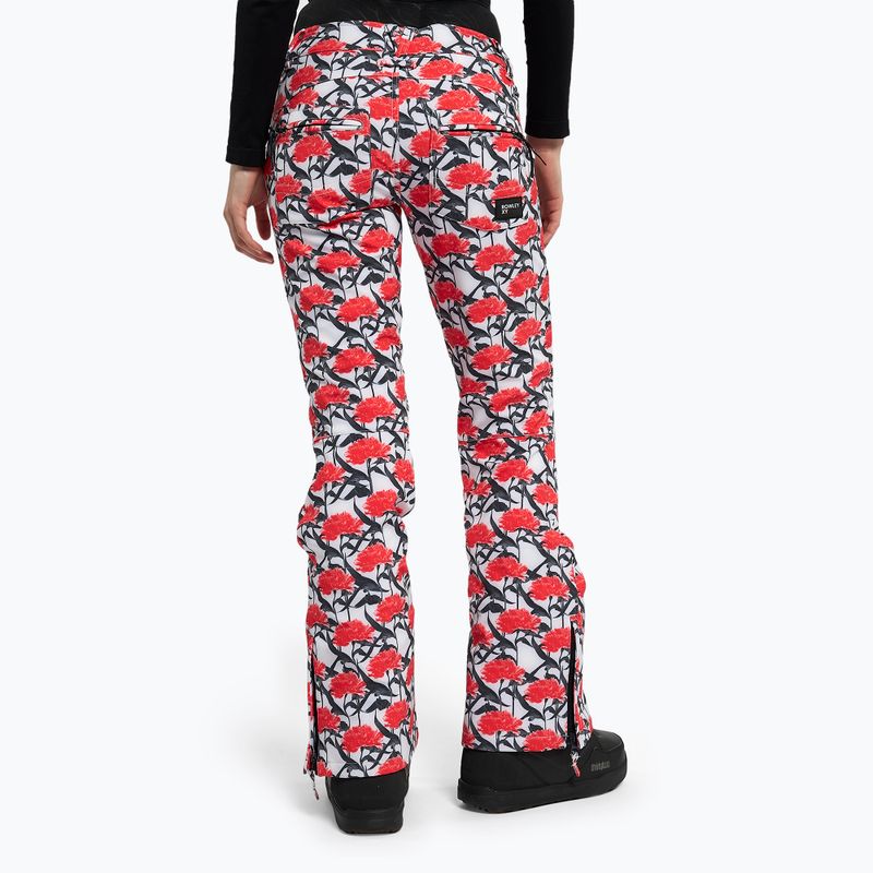 Pantaloni de snowboard pentru femei ROXY Rowley X ROXY High 2021 bright white/white red 4