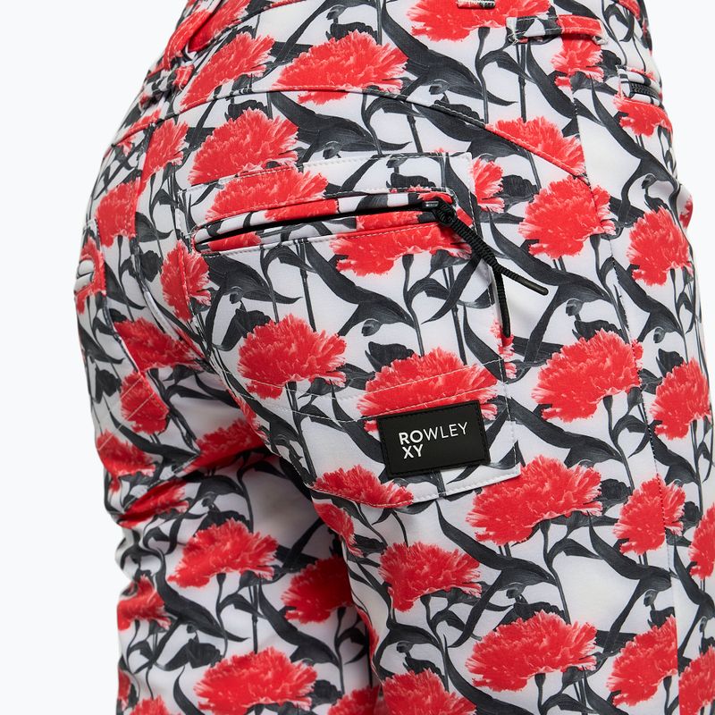 Pantaloni de snowboard pentru femei ROXY Rowley X ROXY High 2021 bright white/white red 5