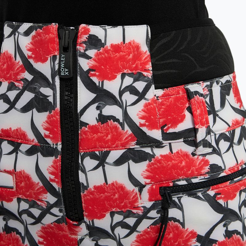 Pantaloni de snowboard pentru femei ROXY Rowley X ROXY High 2021 bright white/white red 6