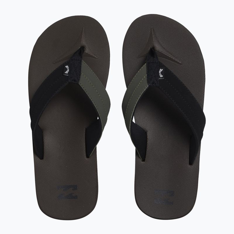 Papuci pentru bărbați Billabong All Day Impact chocolate MFOT1BAD-CHO 4